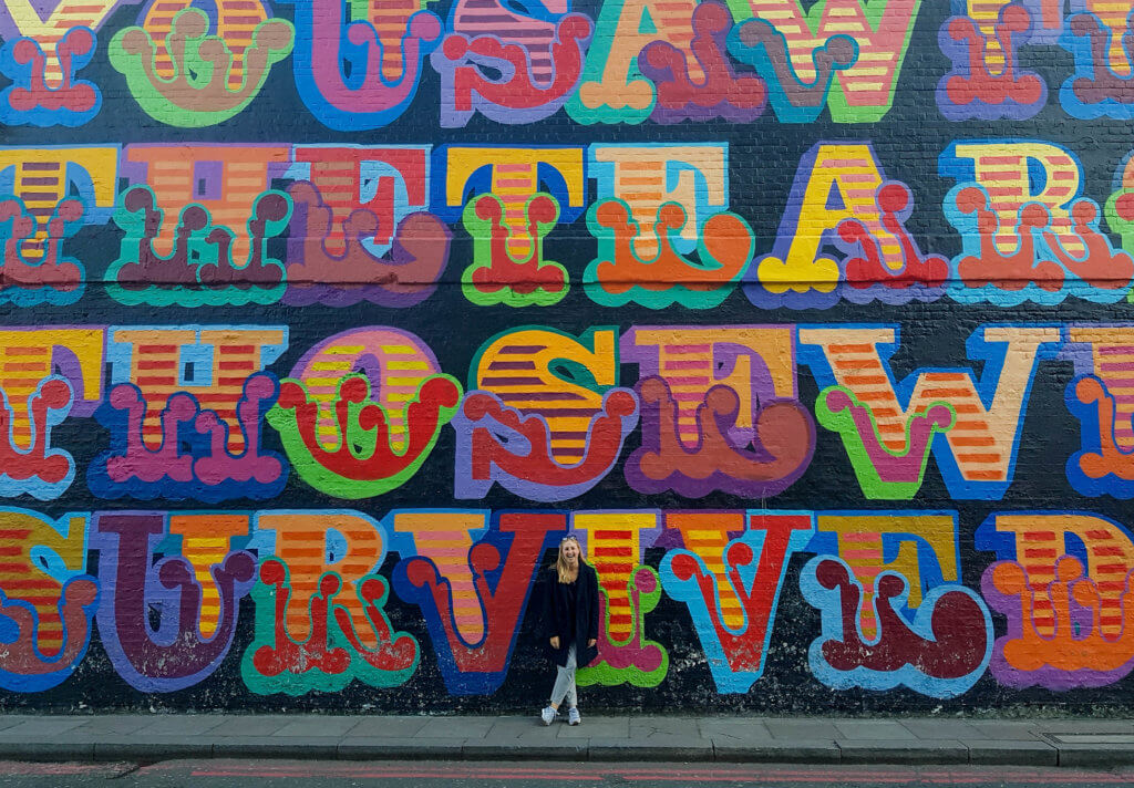גרפיטי בשכונת שורדיץ' בלונדון