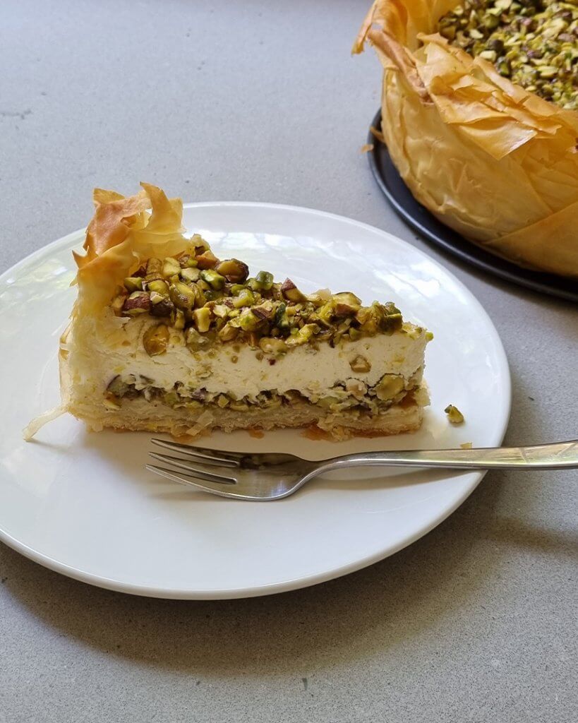 עוגת גבינה בקלוואה